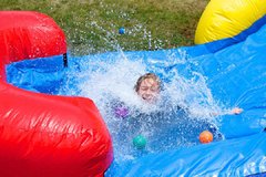 Winter Off Season Wet Bounce House Jumpers with Slides